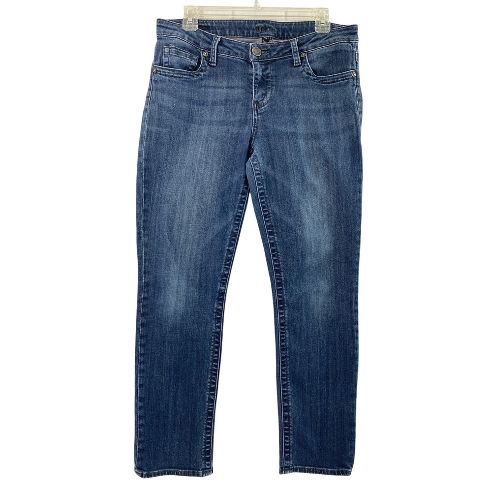 KUT from the Kloth Jeans Women 8S Boyfriend Slim Medium Wash Denim Mid Rise